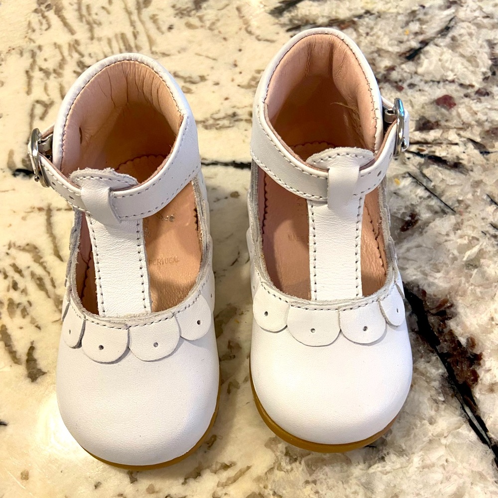 Toddler girl Jacadi white sandals